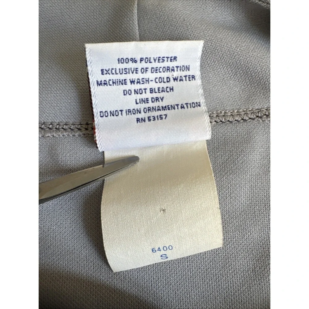 Majestic Cleveland Indians‎ Jersey vtg vintage grey jersey OG MLB baseball Small - Picture 4 of 10